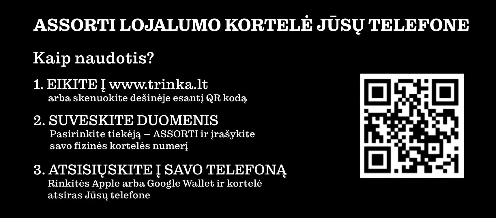 lojalumo kortele telefone