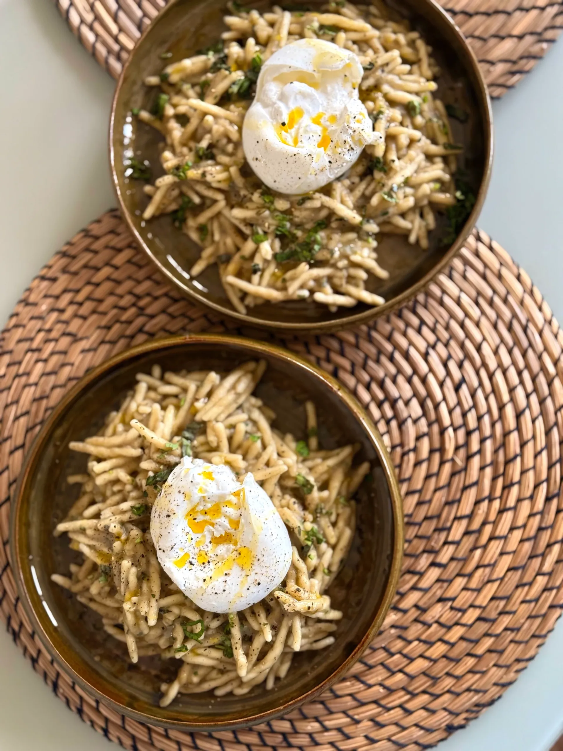 Makaronai su baklažanu ir burrata pagal Faustą Mariją Leščiauskaitę