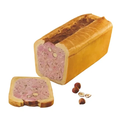 Triušienos paštetas tešloje su garstyčiomis PATE EN CROUTE