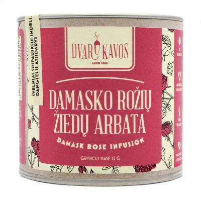 Damasko rožių žiedų arbata