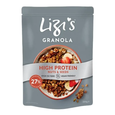Baltyminė granola su riešutais ir sėklomis HIGH PROTEIN
