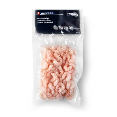 Krevetės, be galvų, lukštentos, virtos, šaldytos