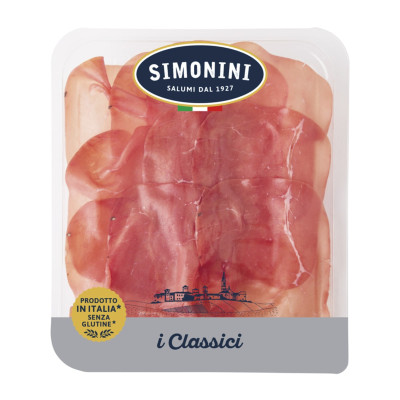 Vytintas jautienos kumpis BRESAOLA PUNTA D’ANCA, pjaustytas