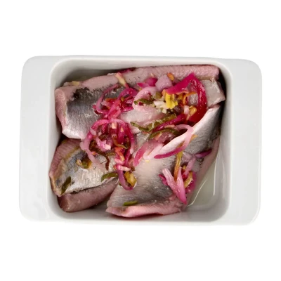 Silpnai sūdyta Atlantinių silkių MATJES filė