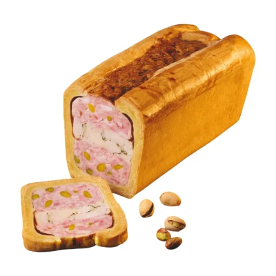 Paštetas tešloje su paukštiena ir peletrūnu PATE EN CROUTE