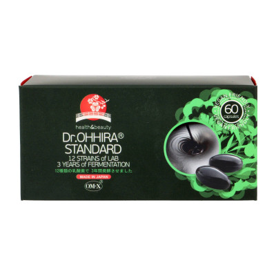 12 rūšių gyvybingųjų bakterijų kompleksas STANDART, fermentuotas 3 m. (60 kaps.), maisto papildas