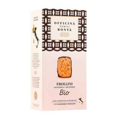Sausainiai su migdolais ir šokoladu FROLLINI, ekologiški