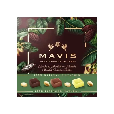 Šokoladinių saldainių su pistacijomis rinkinys MAVIS PISTACHIO, 40 g