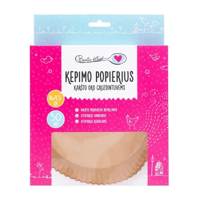 Kepimo popierius gruzdintuvėms, 50 vnt.