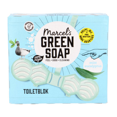 WC valiklis-gaiviklis, pakabinamas, mėtų ir eukaliptų kvapo