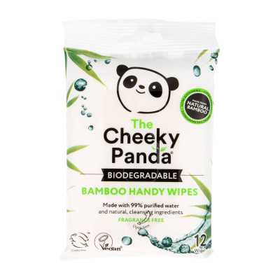 Drėgnos bambukinės servetėlės rankoms