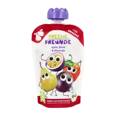 Obuolių, kriaušių ir pasiflorų tyrelė, nuo 12 mėn., ekologiška