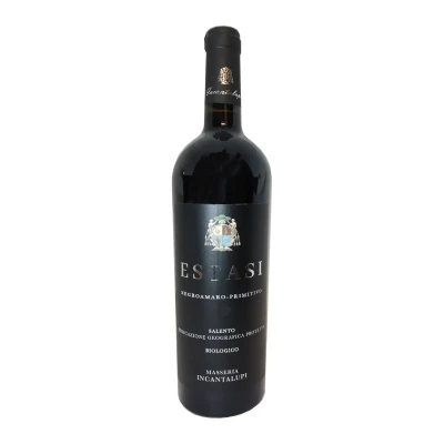 Raudonas sausas vynas ESTASI, 14 %, ekologiškas