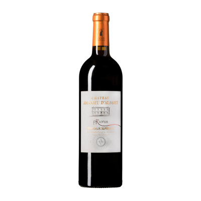 Raudonas sausas vynas CHATEAU AMANIEU D'ALBRET PRIORUS BORDEAUX SUPERIEUR, 14 %