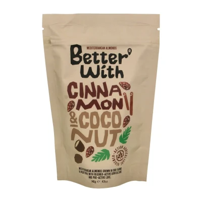 Migdolai su cinamonu ir kokosais CINNAMON AND COCONUT
