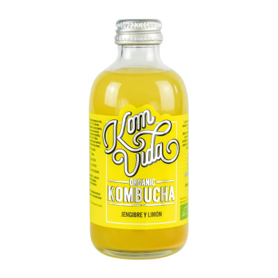 Kombučia IMBIERAS IR CITRINA, ekologiška, 250 ml