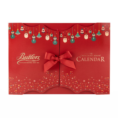 Šokoladinių saldainių advento kalendorius