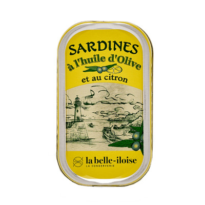Sardinės alyvuogių aliejuje su citrinomis