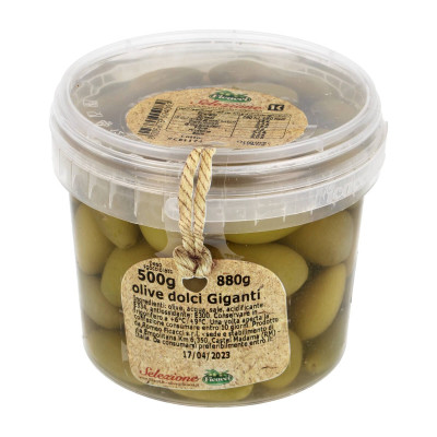Alyvuogės GIGANTI su kauliukais, 500 g