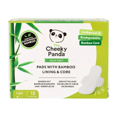 Bambukiniai higieniniai paketai LIGHT, 15 vnt.