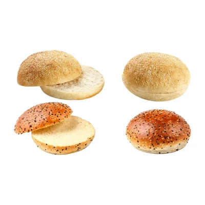 Mėsainių bandelių rinkinys, šaldytos, 4 vnt.