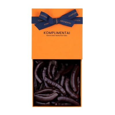 Apelsinų žievelės juodajame šokolade