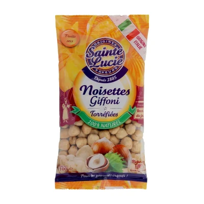 Lazdynų riešutai, blanširuoti ir skrudinti