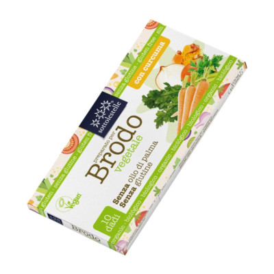 Daržovių sultinio kubeliai su ciberžole, ekologiški