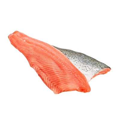 Atlantinės lašišos filė su oda, atvėsinta