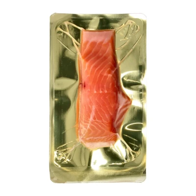 Atlantinės lašišos filė, sūdyta, su oda