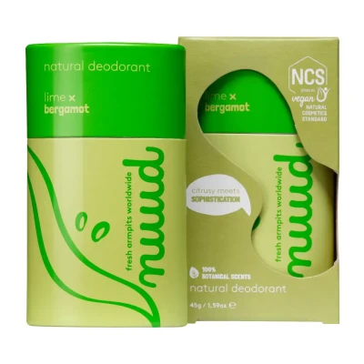 Natūralus pieštukinis dezodorantas, laimų ir bergamotės kvapo