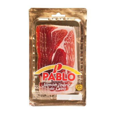 Vytintas kiaulienos kumpis IBERIAN CEBO HAM 50 %, pjaustytas