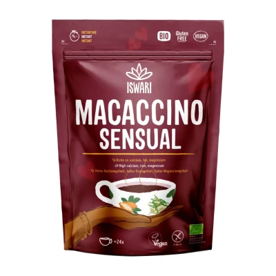 Gėrimo milteliai MACACCINO SENSUAL, ekologiški