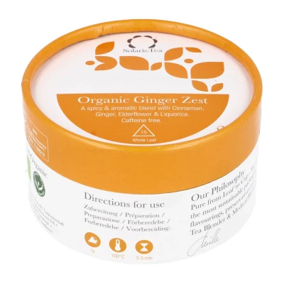 Arbata GINGER ZEST, ekologiška, 15 pak.