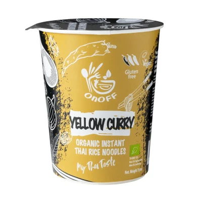 Greito paruošimo sriuba YELLOW CURRY, mažai aštri, ekologiška