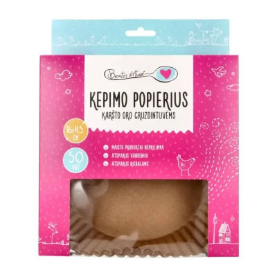 Kepimo popierius gruzdintuvėms, 50 vnt.