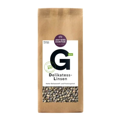Lęšiai, žalieji, DELIKATESS LINSEN, ekologiški