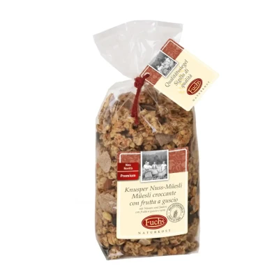 Traškūs dribsniai su sėklomis ir riešutais KNUSPER NUSS-MUESLI