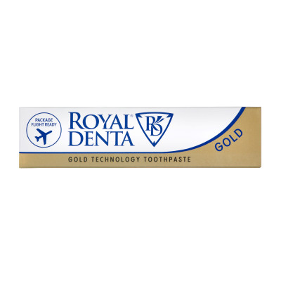Dantų pasta su auksu ROYAL DENTA, kelioninė pakuotė