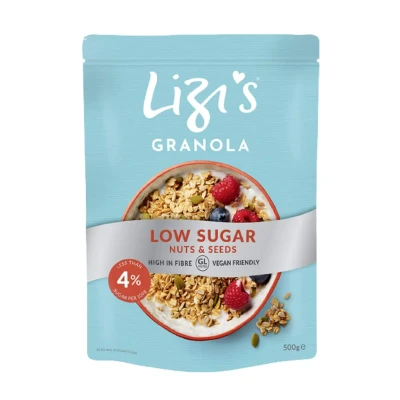 Granola su riešutais ir sėklomis LOW SUGAR