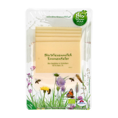 Sūris EMMENTAL BIO, pjaustytas, ekologiškas