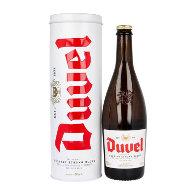 Alus DUVEL BELGIAN STRONG BLOND, 8.5 %, metalinėje dėžutėje