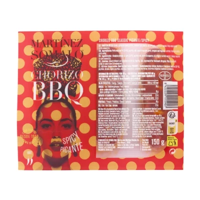 Kepamosios kiaulienos dešrelės CHORIZO BARBACOA PICANTE