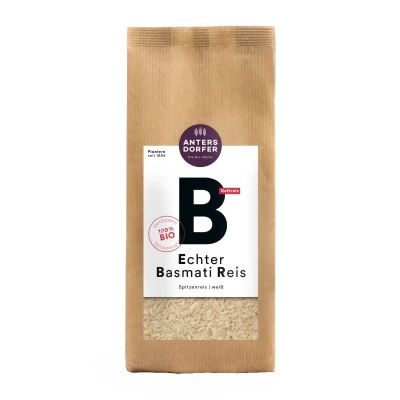 Baltieji ryžiai BASMATI, ekologiški, 500 g