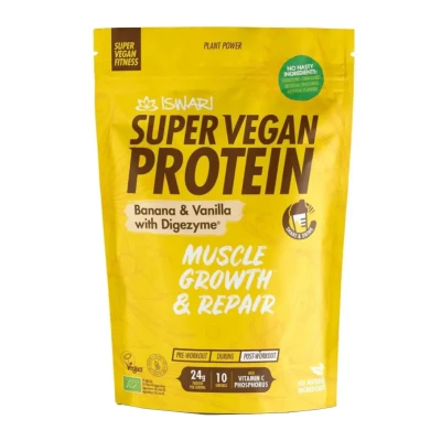 Proteinas su bananais ir vanile, ekologiškas