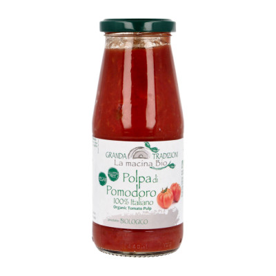 Pomidorų minkštimas POLPA DI POMODORO, ekologiškas