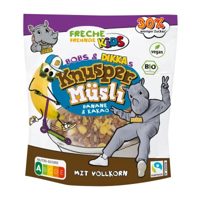 Sausi pusryčiai BANANE & KAKAO, ekologiški