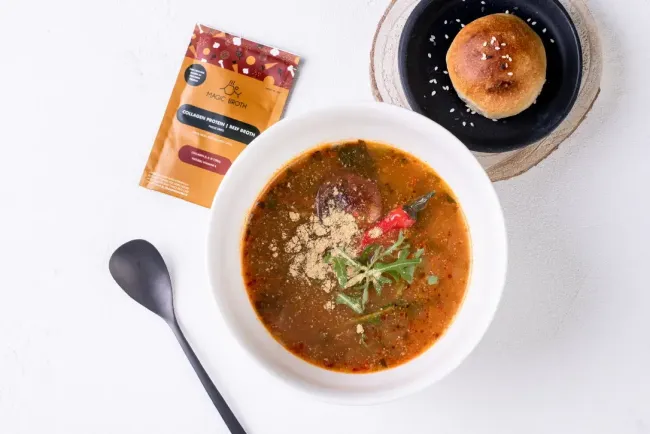 Burokėlių sriuba su MAGIC BROTH jautienos sultiniu