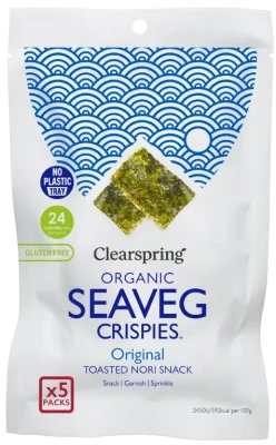 Jūros daržovių traškučiai. ekologiški