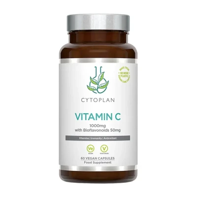 Vitaminas C su bioflavanoidais, maisto papildas, 60 kapsulių